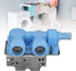 PP Double Head Water Inlet Valve Replacement Accessories for Washing Machine (110-120V)