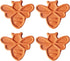 dgudgu Bee Shape Brown Sugar Keeper Terra Cotta Brown Sugar Saver Terracotta Brown
