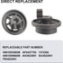 4581DD3003B Lower Dishrack Roller Assembly for L-G Dishwasher, Replaces 4581DD3003C, 4581DD9002B, AP4437752, PS3523051,
