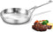 Tri-Ply Fully Bonded Stainless Steel 8inch Frying Pan, Chef's Skillet, Induction & Dishwasher Safe, Removable Handle