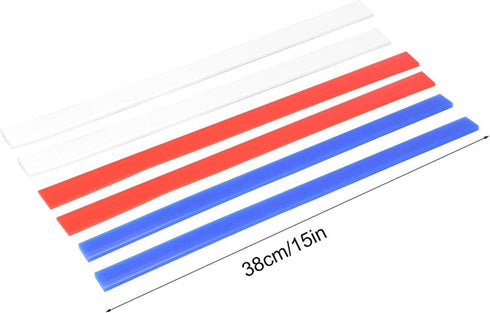 Silicone Rolling Strip, 6 Pcs Rolling Pin Guides for Thickness, 2/4/6mm, Kitchen Pastry Cookie
