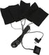 3 Gears USB Electric Heating Pads, Portable Waterproof Heater Pads with 5 Jacket Sheets for Winter Camping