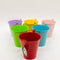Colorful Small Metal Buckets, Medium Tin Pails, Ice Buckets, Galvanized Wedding Buckets, Party Snack Buckets, Flower