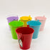 Colorful Small Metal Buckets, Medium Tin Pails, Ice Buckets, Galvanized Wedding Buckets, Party Snack Buckets, Flower