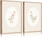 Olctedo Nursery Goose Wall Art Girl Coquette Canvas Wall Decor Baby Room Wall