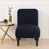 Armless Armless Accent Chair Cover, Large Size Slipper Chair Slipcover, Stretch Universal Thin Fabric Living Room Chair