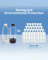 1 2 Pack, (1L) (1L) Soda Maker Bottles, Litre Reusable BPA Free Sparkling Water Bottles, Reusable Carbonating Bottles
