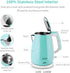 Electric Kettle(BPA Free), Double Wall Water Boiler Heater, Stainless Steel Interior, Cool Touch Coffee Pot & Tea Kettle, Auto Shut-Off and Boil-Dry Protection, 1.5L, 2 Year Warranty by MEISON