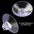 ANCIRS 30 Pack 30mm Transparent Rubber Suction Cups for Glass Table Tops, Anti-Collision Sucker Pad for Home Decoration
