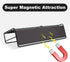 4 Pack Magnetic Spice Rack Organizer - for Refrigerator, Black