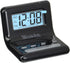 Westclox LCD Digital Bedside Alarm Clock, Black, 3-Inch, Battery Operated with Blue Backlit Display and Snooze Function