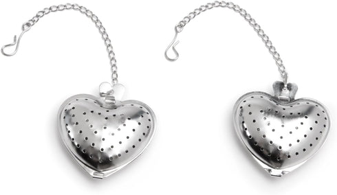 Fox Run Heart Tea Infuser, 0.25 x 1.75 x 6.25 inches, Metallic