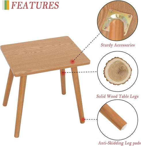 AWASEN Mid Century Modern Side Table, Small End for Living Room Bedroom Office Small Spaces, Modern Side Table