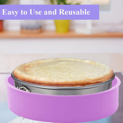 GBYAN Springform Pan Protector for 9inch and 9.5inch Springform Pan, Preventing Water from Entering the Baking Pan