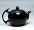 Porcelain Teapot, 10oz Small Xishi Chinese Gongfu Tea Set Ceramic Kettle in Black