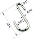 20 Pack Heavy Duty S Hooks Stainless Steel S Shaped Hooks for Kitchenware, Utensils, Clothes, Tools (Silver)