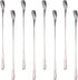 Patelai 8 Pieces 7.87 Inch Stainless Steel Mixing Spoon, Coffee Stirrers, Drink Cocktail Stir Sticks