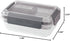 SnapLock by Progressive Bento-To-Go Container, Gray, SNL-1021GY, Easy-To-Open, Leak-Proof Silicone Seal, Stackable
