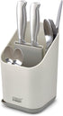 Joseph Joseph Duo Kitchen Sink Cutlery Drainer with Knife Slot, Grey Kitchen Sink Drying Rack Organizer