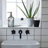 JASAI 18 Oz Kitchen Soap Dispenser - Vertical Stripes with 304 Rust Proof Stainless Steel Pump, Refillable for