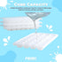 Prime Home Direct Ice Cube Tray with Lid and Bin, 112 pcs, 4 Silicone Ice Cube Trays for Freezer