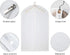 Kntiwiwo Clear Garment Bags, Suit Bag for Closet Storage, Hanging Clothes Dress Cover Bags (24" x 40", 12pcs)