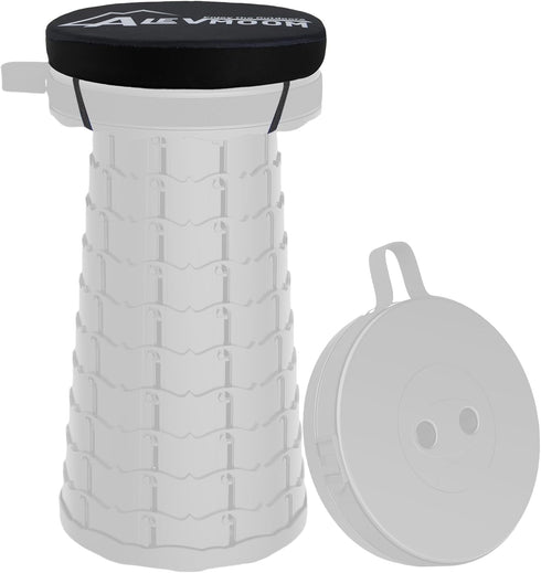 Thick Seat Cushion for 17.7" Telescopic Stools (Exclude Stool), D 9.8"(25cm) Chair