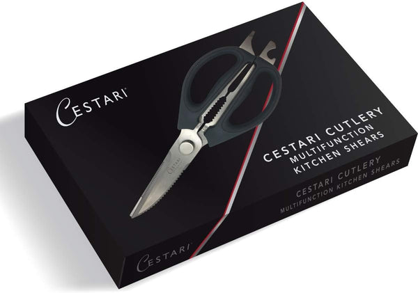 Kitchen Scissors: Heavy Duty Stainless Steel Utility Kitchen Shears for Poultry, Vegetables,