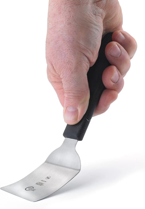 Mercer Culinary Millennia Mini Turner/Spatula, 2.5 Inch Blade, Black Handle