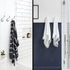 ANGSTROM 5-Pack Double Coat and Hat Hook, Wall Mounted with Screws (Brushed Nickel)