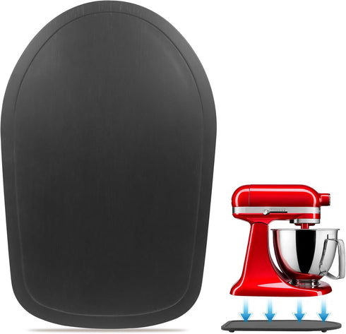 Pine Wood Mixer Slider for Kitchen Aid Bowl Lift 5-8 Qt Stand Mixer, Sliding Caddy for Kitchen Countertop Storage