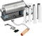 MZTOGR Sausage Stuffer, 2.5LBS Stainless Steel Horizontal Sausage Maker, Homemade Manual Meat Filling