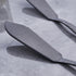 FULLYWARE Matte Black Large Serving Utensil Set, 5-Piece Stainless Steel Hostess Set with Spoon, Fork, and Knife