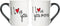 Wedding Gifts for Couples, Set of 2 I Love You More Coffee Mugs, Engagement Gift Ideas for Men/Women