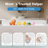 31.5" 11 Bathtub Splash Guard for Tub Kids, Silicone Splash Shield with Suction Cups, Toy Tray Shelf, No Spill Water
