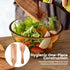 Wooden Spurtle for Cooking, High Moisture Resistance Teak Wooden Spurtle for Spreading and Mixing, Non-Stick