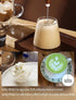 Milk Frother Handheld Foam Maker, 2 Stainless Stirring Heads, 3 Speed Rechargeable Electric Blender for Cappuccino,