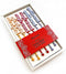MixCraft Elixir Mixer Cocktail Stirrers - Set of 6 Stainless Steel Drink Stirring Swizzle Sticks with Colorful Words
