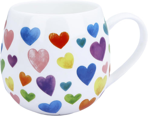 Cute 11oz Bone China Coffee Mugs - Christmas & Birthday Gifts for Women & Friends