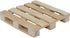 Creative Hobbies 6-Pack Mini Wood Pallet Coasters for Beverages, 4" x 4" x 11/16" DIY Crafts