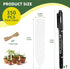 EMBRASUN 350 (350PCS) Plant Labels PCS, Slim White Garden Plant Tags with Holes, PP Plastic Waterproof Labels