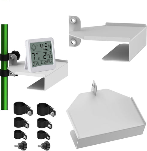 LAYOND 2 Pack Metal Grow Tent Shelf, Sturdy Grow Tent Corner Shelf for