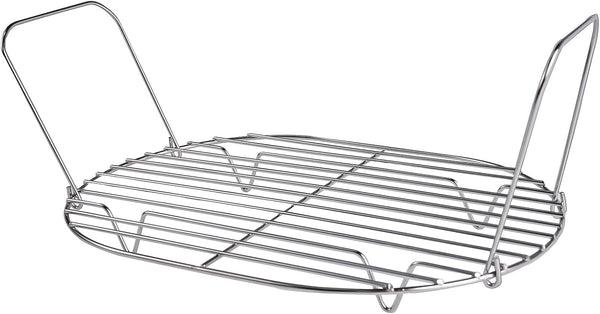 Steam and Roast Rack Stainless Steel for Ninja Foodi Possible Cooker Pro 8.5 Qt, Slow Cooker Crock Pot Oval Chrome Pack