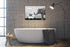 Piy Painting Elephant Bathroom Decor Wall Art, Funny Canvas Prints of Mother and Child Playing Water in Bath Crock