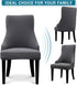 Liykimt Stretch Wingback Side Chair Slipcover-Accent Chair Cover Slipcover with Arm,Washable Upholstered Arm Dining