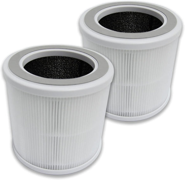 PUREBURG PU-P07 Replacement True HEPA Filters for FULMINARE PU-P07 Air Purifier, 2-Pack H13 3-Stage Filtration