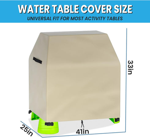 Summer Step2 420D OKPOW Water Table Cover for Kids - Outdoor Toys Cover Compatible with Water Play Table - Oxford