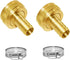 YOUHO Garden Hose Adapter 1/2" - Reusable Connector Fittings for Drip Irrigation Tubing to Faucet (3 Set)