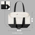 TOPDesign 1 | 3 | 6 | 30 Pack Canvas Tote Bag - Reusable Grocery Shopping Bag with External Pocket