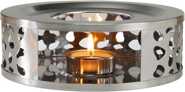 Stainless Steel Teapot Warmer, Tea Warmer for Teapot, Silver Color